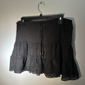 Black Wave Zone brand Swim cover up skirt, with ties. Size medium